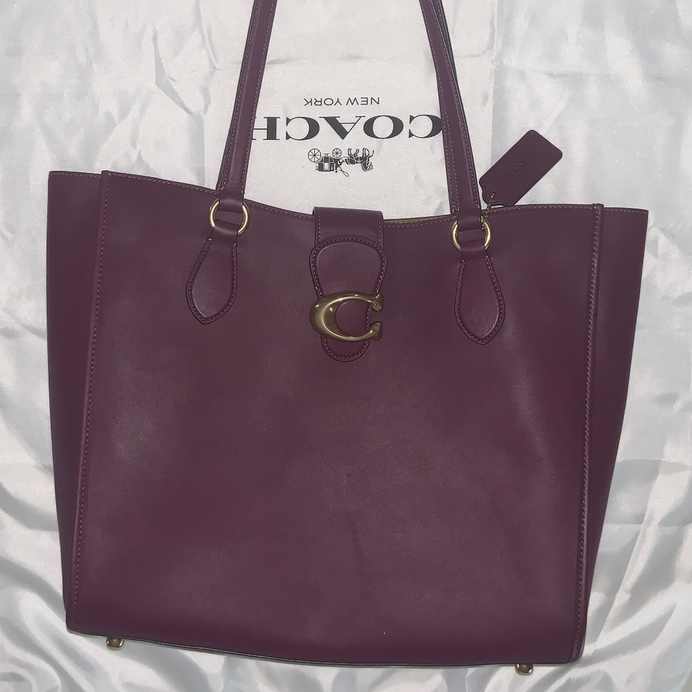 Plum Coach Purse